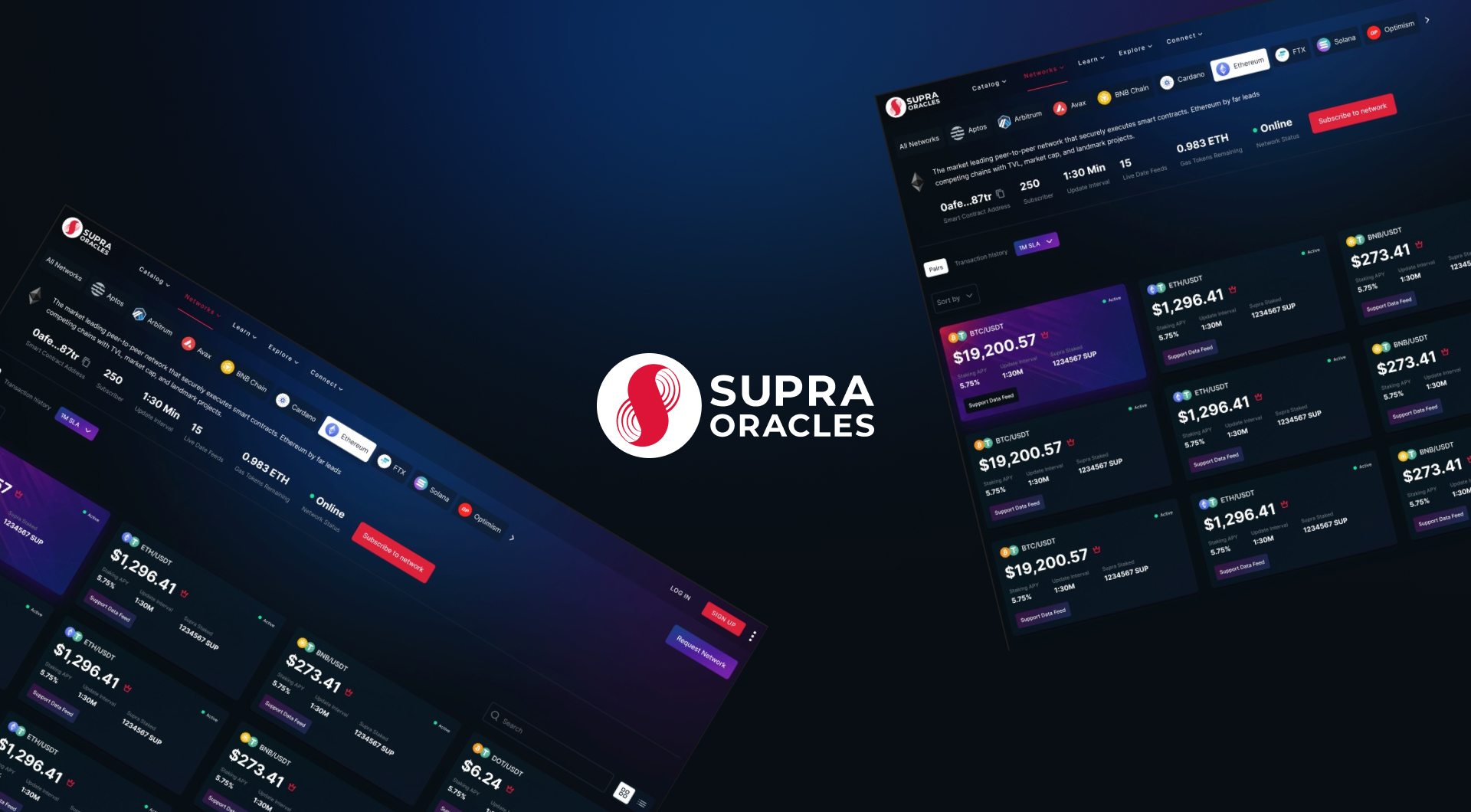Data Dashboard — Enterprise Oracle Data Platform for Supra